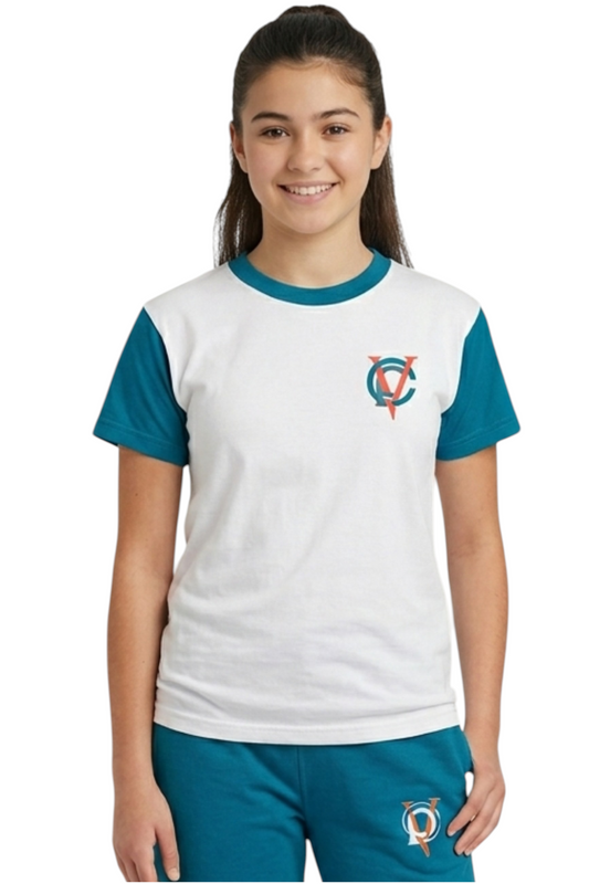 C.P.V Polera Gimnasia Mujer manga corta
