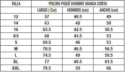Cpv Polera Piqué Hombre manga corta