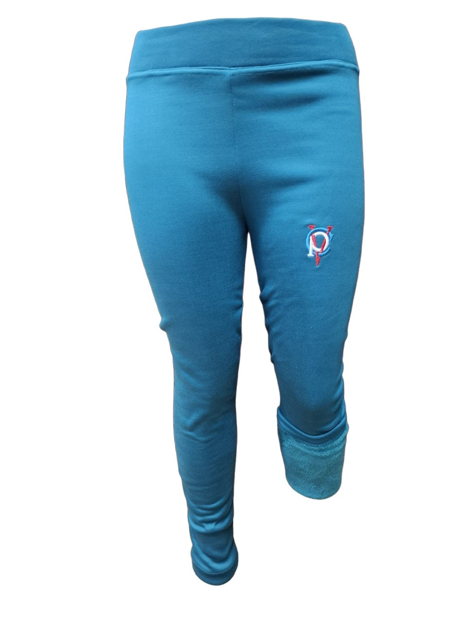 Calza Verde Larga con Polar/ de Invierno