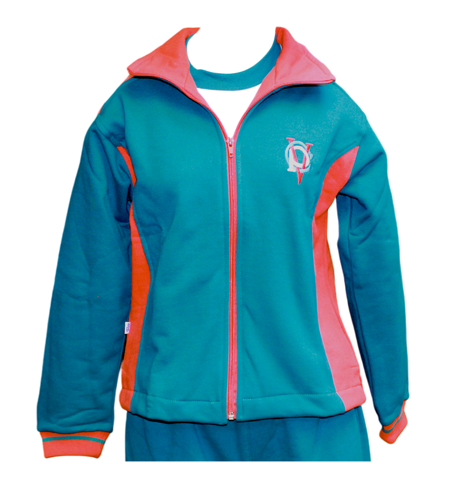 CPV Polerón Verde/Rojo Mujer