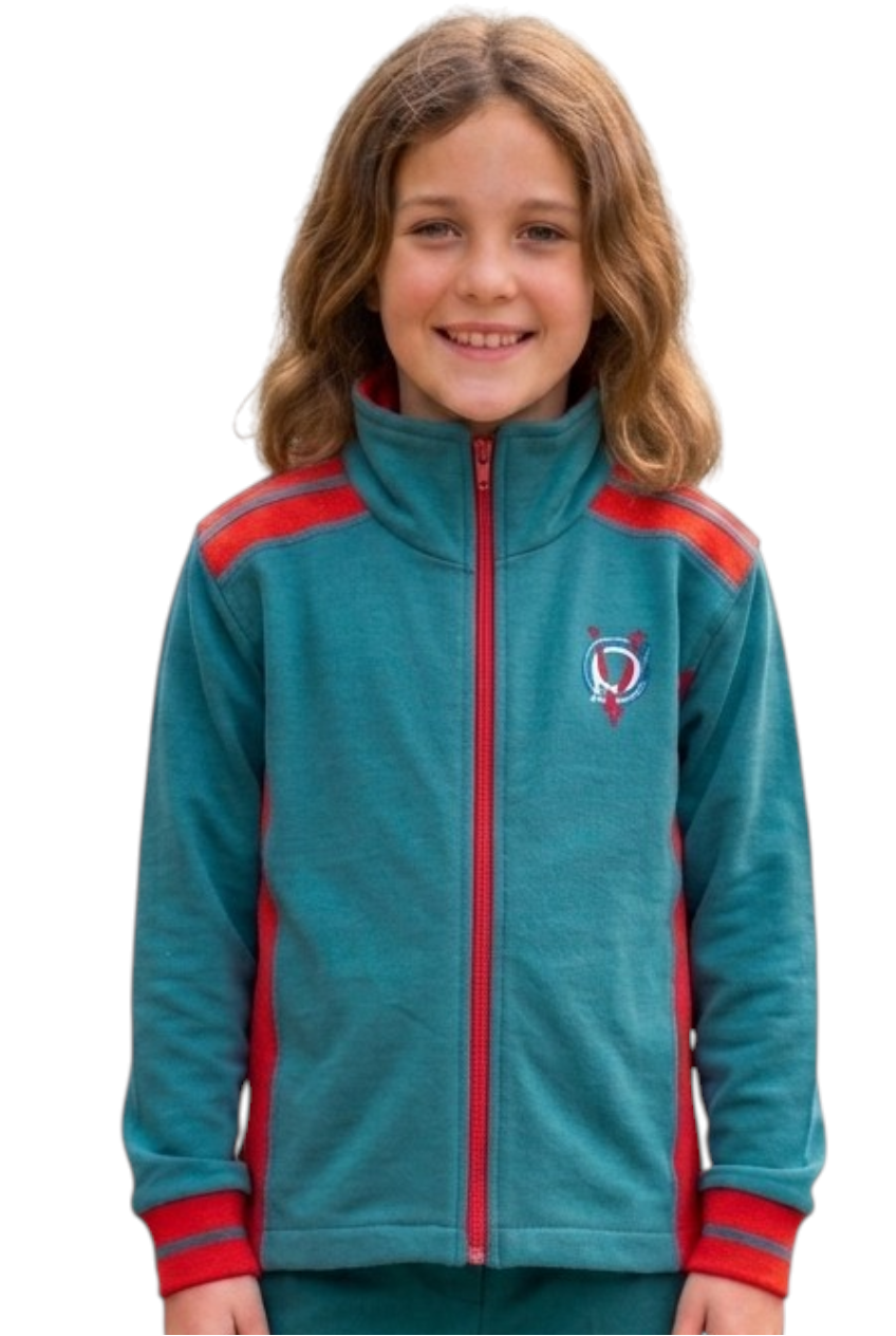 CPV Polerón Verde/Rojo Mujer