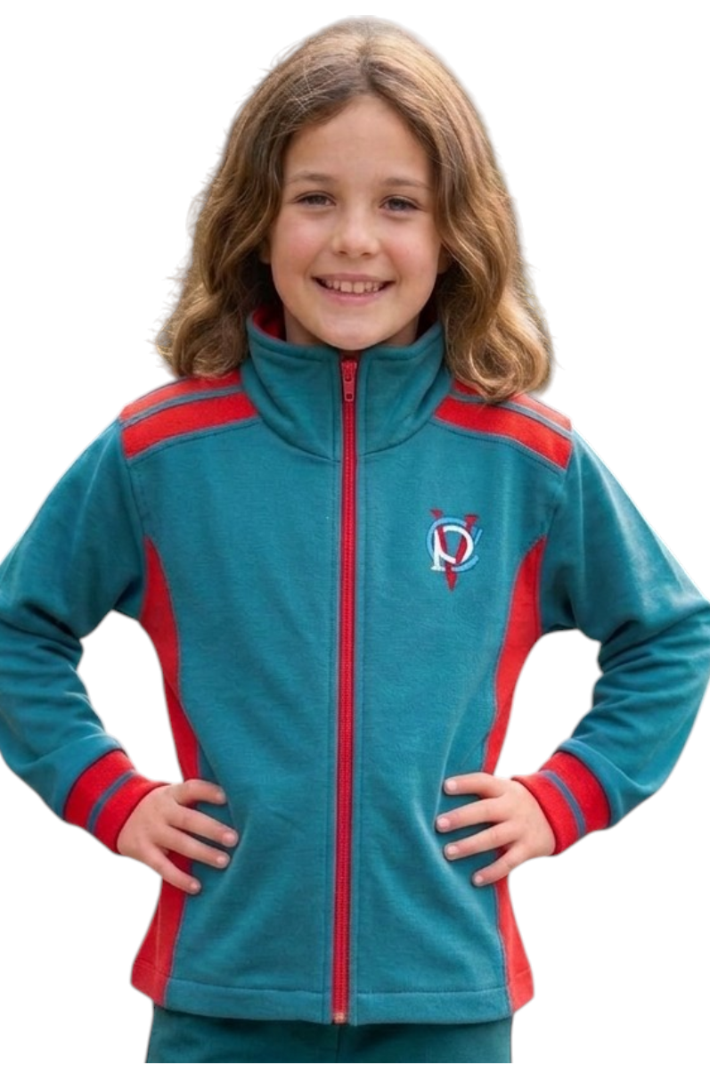 CPV Polerón Verde/Rojo Mujer