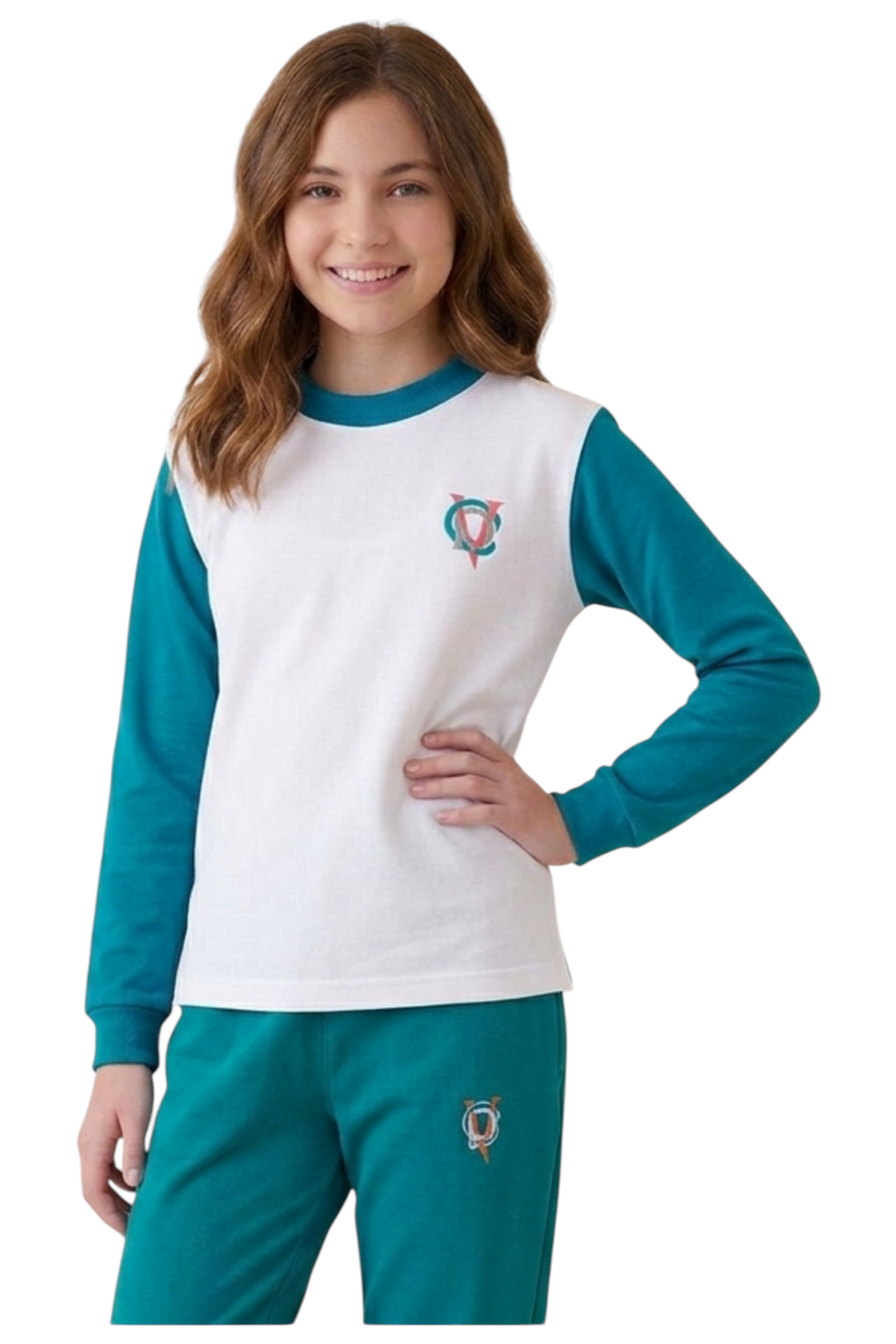 C.P.V Polera Gimnasia Mujer manga larga